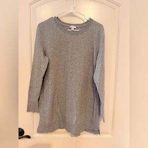 J.Jill Heathered Gray size medium sweater tunic in EUC
